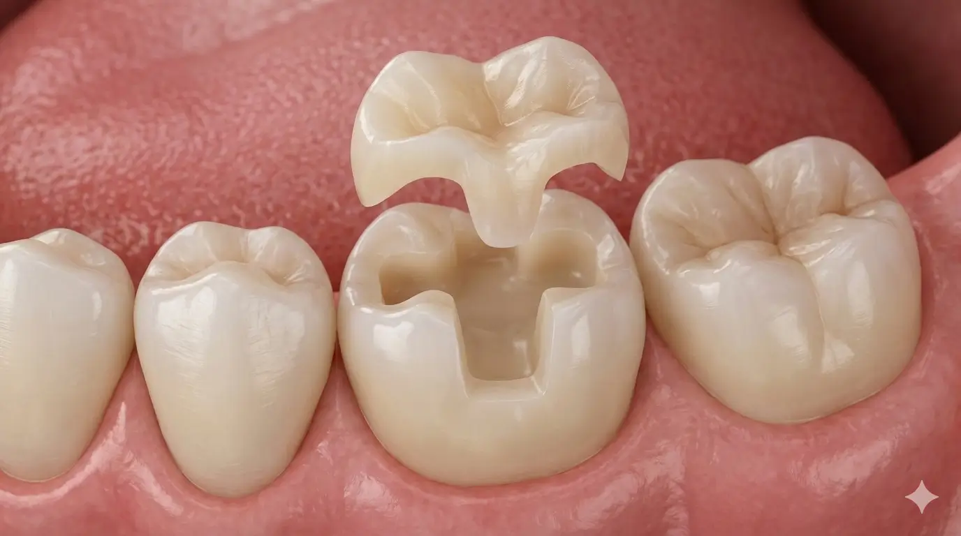 Esthetic ALL porcelain Inlay Restoration at Aghbashian Dental