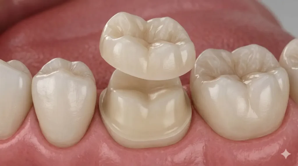 Esthetic ALL porcelain Onlay Restoration at Aghbashian Dental